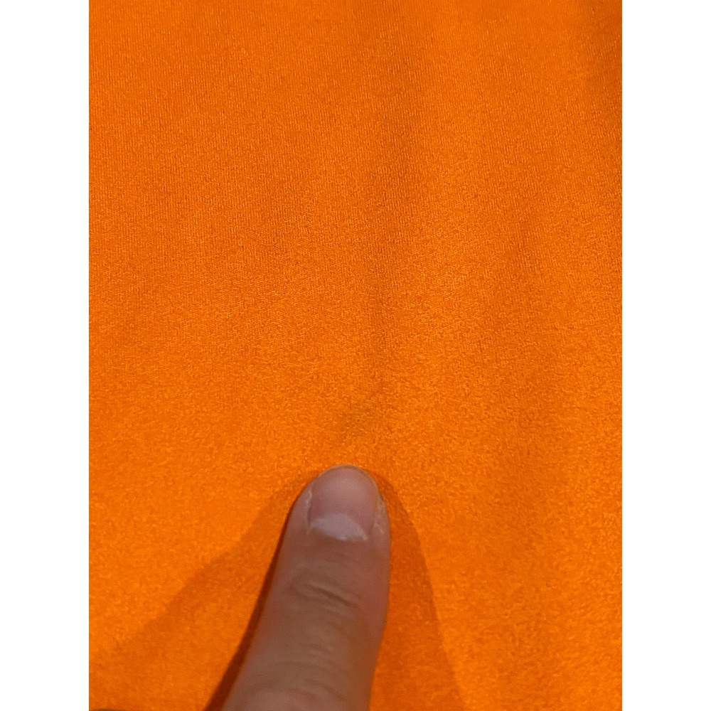 Crocs Relaxed Technology Mens Orange Quarter Zip Windbreaker Jacket Large L - Picture 9 of 10